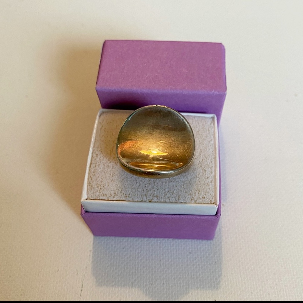 RLM Studio .925 Silver Concave Circle Ring